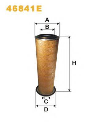 WIX FILTERS 46841E Повітряний фільтр