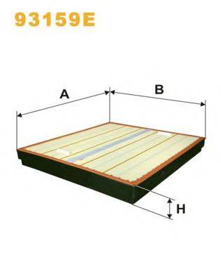 WIX FILTERS 93159E Повітряний фільтр