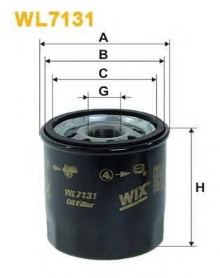 WIX FILTERS WL7131 Масляний фільтр