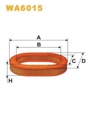 WIX FILTERS WA6015 Повітряний фільтр