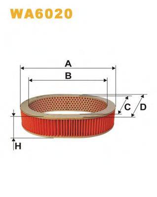 WIX FILTERS WA6020 Повітряний фільтр