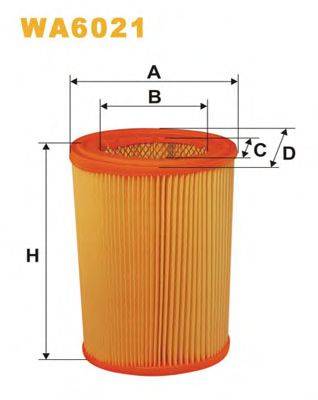 WIX FILTERS WA6021 Повітряний фільтр