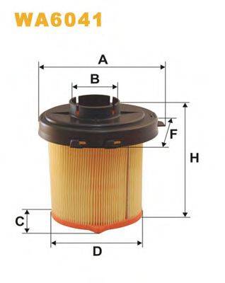 WIX FILTERS WA6041 Повітряний фільтр