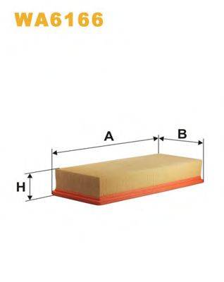 WIX FILTERS WA6166 Повітряний фільтр