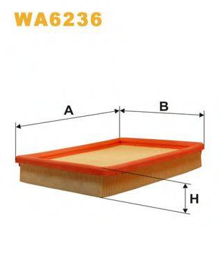 WIX FILTERS WA6236 Повітряний фільтр