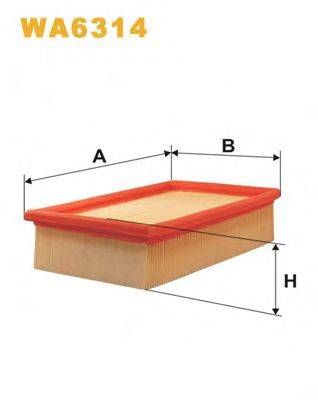 WIX FILTERS WA6314 Повітряний фільтр
