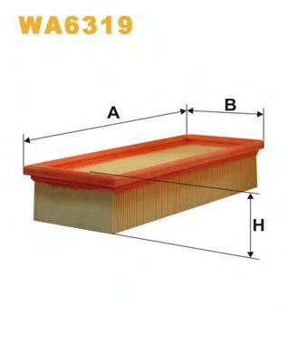 WIX FILTERS WA6319 Повітряний фільтр