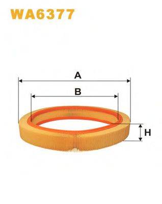 WIX FILTERS WA6377 Повітряний фільтр