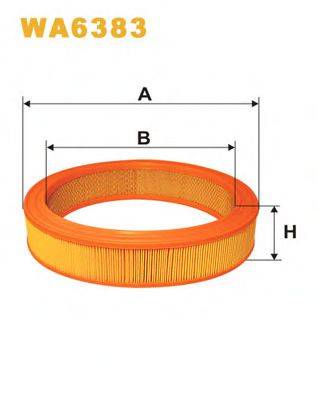 WIX FILTERS WA6383 Повітряний фільтр