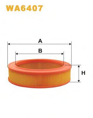 WIX FILTERS WA6407 Повітряний фільтр