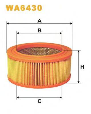 WIX FILTERS WA6430 Повітряний фільтр