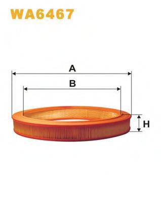 WIX FILTERS WA6467 Повітряний фільтр