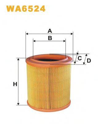 WIX FILTERS WA6524 Повітряний фільтр