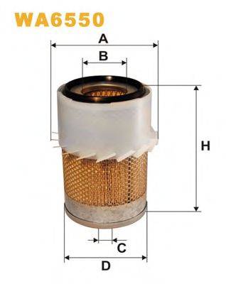 WIX FILTERS WA6550 Повітряний фільтр