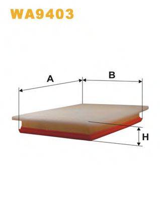 WIX FILTERS WA9403 Повітряний фільтр