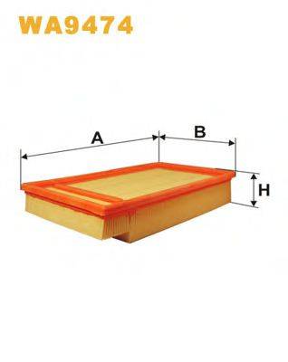 WIX FILTERS WA9474 Повітряний фільтр