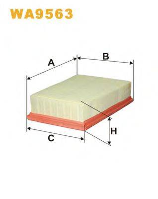 WIX FILTERS WA9563 Повітряний фільтр
