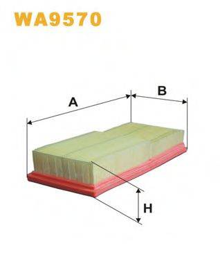 WIX FILTERS WA9570 Повітряний фільтр