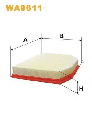 WIX FILTERS WA9611 Повітряний фільтр