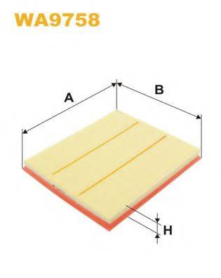 WIX FILTERS WA9758 Повітряний фільтр