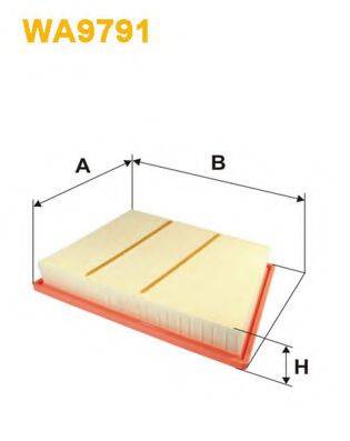 WIX FILTERS WA9791 Повітряний фільтр