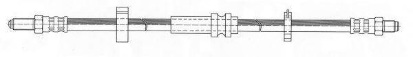 CEF 511229 Гальмівний шланг
