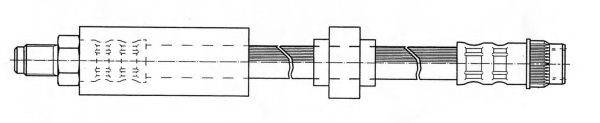 CEF 511536 Гальмівний шланг