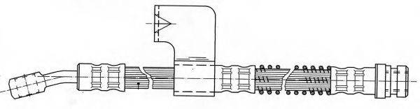 CEF 511878 Гальмівний шланг