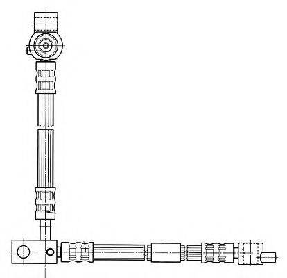 CEF 512338 Гальмівний шланг