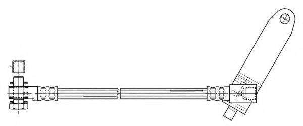 CEF 512364 Гальмівний шланг