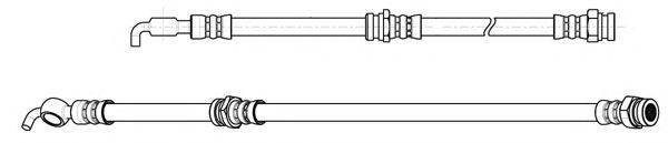 CEF 512421 Гальмівний шланг
