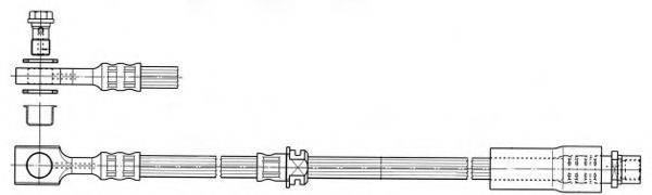 CEF 512453 Гальмівний шланг