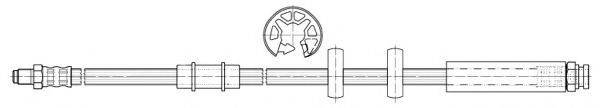 CEF 512548 Гальмівний шланг