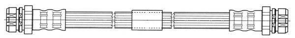 CEF 512558 Гальмівний шланг