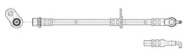 CEF 512620 Гальмівний шланг