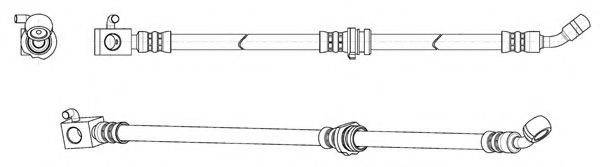 CEF 512854 Гальмівний шланг