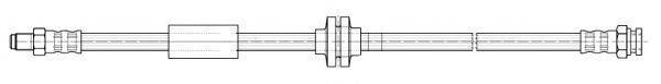 CEF 517075 Гальмівний шланг