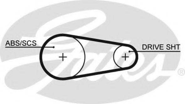 GATES 5204XS Ремінь ГРМ