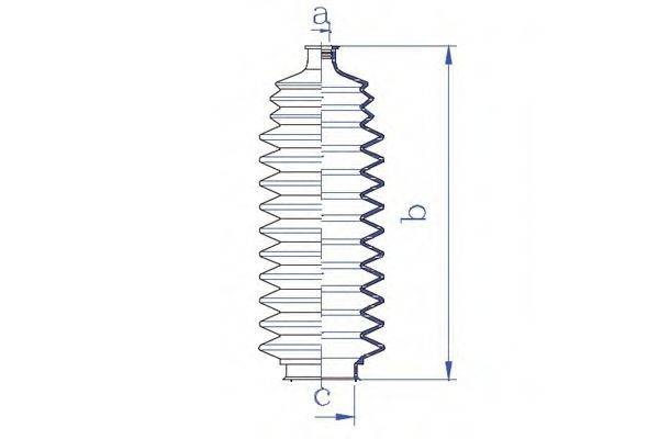 DA SILVA K5252 Пильовик, рульове управління