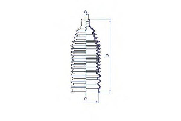 DA SILVA K5574 Пильовик, рульове управління