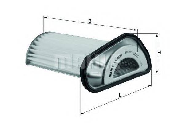 KNECHT LX2002 Повітряний фільтр