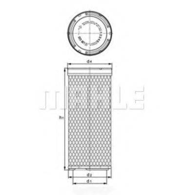 KNECHT LXS223 Фільтр додаткового повітря