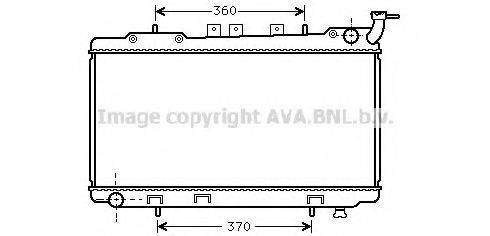 PRASCO DN2176 Радіатор, охолодження двигуна