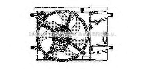 PRASCO FT7533 Вентилятор, охолодження двигуна