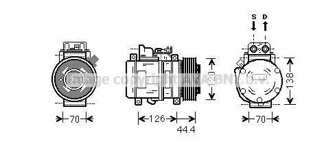 PRASCO MSK558 Компресор, кондиціонер