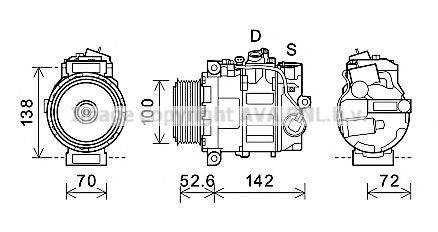 PRASCO MSK639 Компресор, кондиціонер