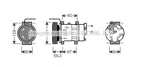 PRASCO RTK324 Компресор, кондиціонер