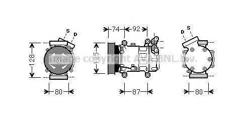 PRASCO RTK452 Компресор, кондиціонер