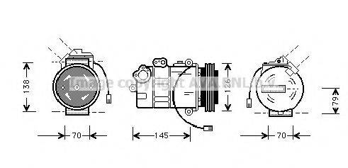 PRASCO AIK011 Компресор, кондиціонер