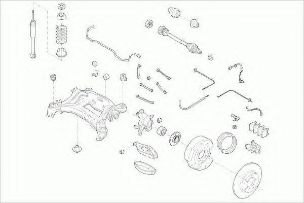 LEMFORDER MERCECKLARL005 Рульове управління; Підвіска колеса